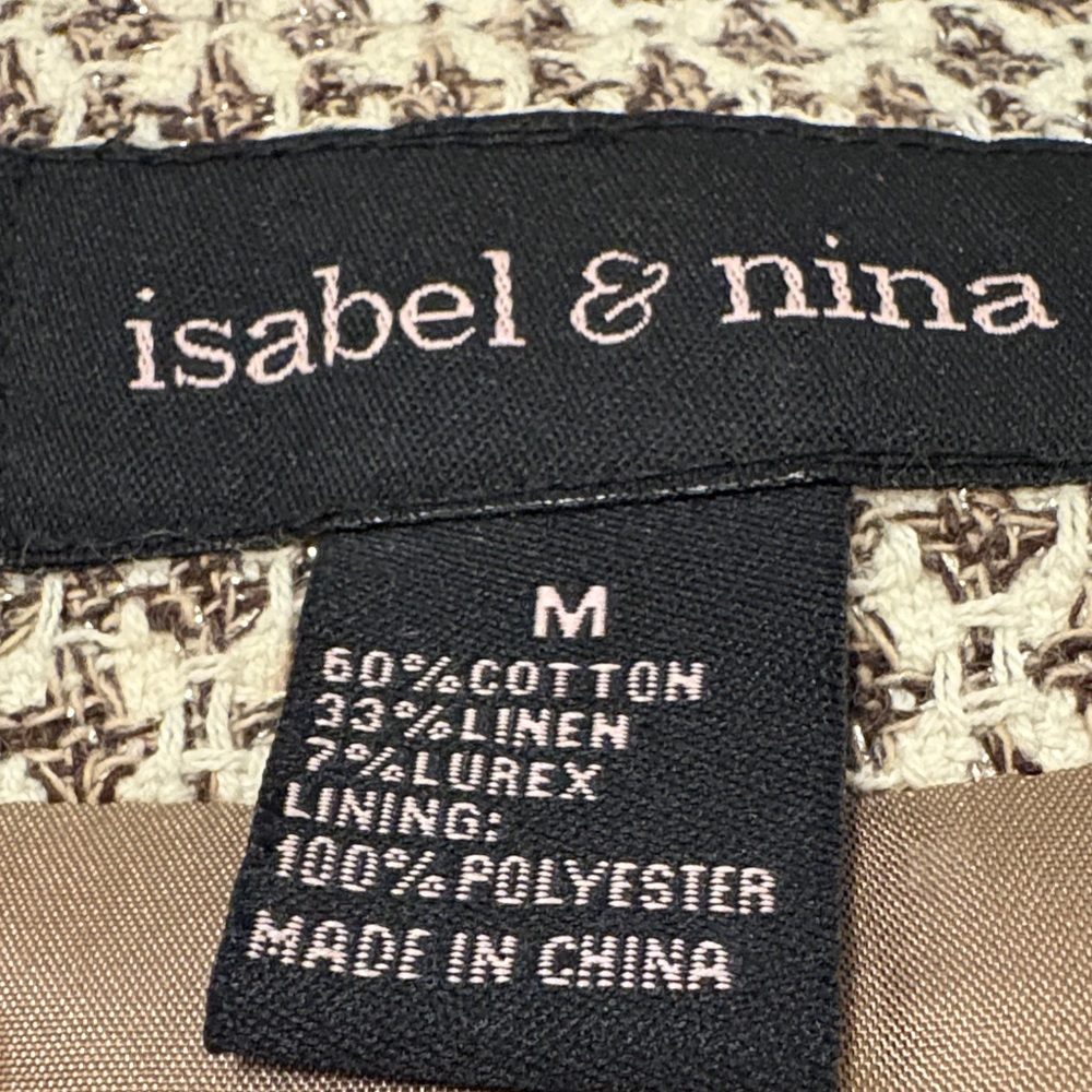 Chic Patterned Long light weight Jacket size M - image 8